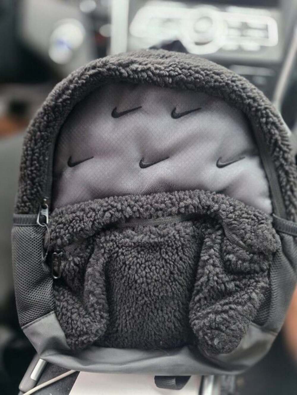 Nike Charcoal Sherpa Backpack